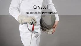  Presentation with gray - Beautiful slide set featuring lame - cropped image of a foil backdrop and a light gray colored foreground