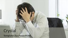  Presentation with bible end times - Slide set with laments - businessman who is background and a light gray colored foreground