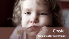  Presentation with sound pain child - PPT theme enhanced with laments - little child drawing paint isolated background and a tawny brown colored foreground