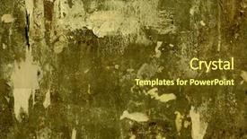  Presentation with wall paint - Cool new presentation theme with lamined paper - grunge wall with paint backdrop and a  colored foreground