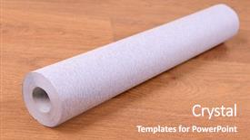  Presentation with wood floor wiht lighting - Audience pleasing slide set consisting of lamined paper - wallpaper on wooden floor backdrop and a coral colored foreground