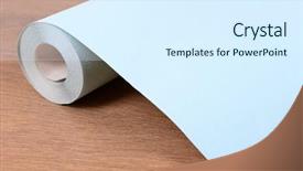  Presentation with wood floor wiht lighting - Presentation design enhanced with lamined paper - wallpaper on wooden floor background and a  colored foreground