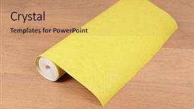  Presentation with floor - PPT theme with lamined paper - wallpaper on wooden floor background and a coral colored foreground