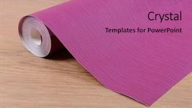  Presentation with wood floor wiht lighting - Presentation theme featuring lamined paper - wallpaper on wooden floor background and a  colored foreground