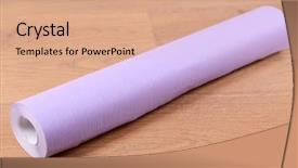  Presentation with floor - Amazing theme having lamined paper - wallpaper on wooden floor backdrop and a coral colored foreground