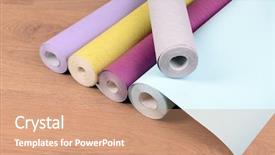  Presentation with floor - PPT theme with tobacco - poster against smoking on dark background and a dark gray colored foreground