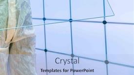  Presentation with thermal insulation - Presentation theme with laminated-thermal-insulation-glass background and a light blue colored foreground