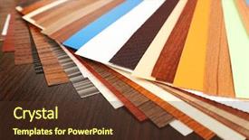  Presentation with furniture - Beautiful PPT theme featuring laminates - color palette for furniture backdrop and a tawny brown colored foreground