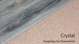  Presentation with cork - Presentation theme having laminates - textured laminate on natural cork background and a soft green colored foreground