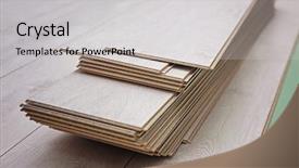  Presentation with flooring - PPT theme having laminates - wooden panels on new laminated background and a light gray colored foreground