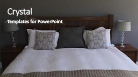  Presentation with diverse and inclusion - Cool new slides with lamp and diverse pillows arranged backdrop and a  colored foreground