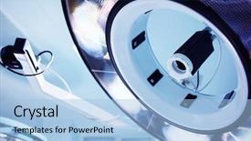  Presentation with operating room - Colorful slide deck enhanced with lamp in operating room closeup backdrop and a  colored foreground