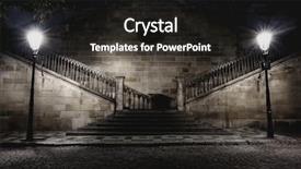  Presentation with building - Colorful PPT layouts enhanced with portrait of a beautiful student reading book for exam in a library light from window backdrop and a coral colored foreground