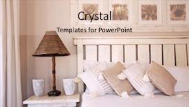  Presentation with light shade - Cool new slides with lamp shade - bedroom scene in soft colors backdrop and a  colored foreground