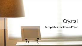  Presentation with antique picture frame - Cool new presentation with lamp shade with blank picture backdrop and a  colored foreground