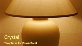  Presentation with angio room - PPT theme having lamp table illuminating a room background and a  colored foreground