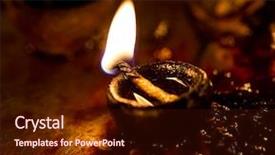  Presentation with festival diwali - Audience pleasing presentation consisting of lampion - burning candles in the indian backdrop and a wine colored foreground