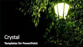  Presentation with street lamps - Presentation having street lamps - element of outdoor decoration background and a black colored foreground