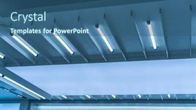  Presentation with diode - Slide set consisting of lamps-with-diode-lighting-under background and a ocean colored foreground