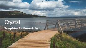  Presentation with blue sky - PPT layouts having land northern ireland stunning shoreline background and a gray colored foreground