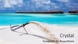  Presentation with sand - Presentation design having land bunglow - beach nourishment to replace sand background and a lemonade colored foreground