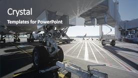  Presentation with airport - Presentation with landing gear - close-up of airplanes wheel background and a dark gray colored foreground