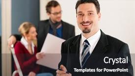  Presentation with landlord - Colorful PPT layouts enhanced with landlord - young couple buying or renting backdrop and a dark gray colored foreground