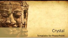  Presentation with khmer - PPT theme having landmark angkor wat complex khmer background and a yellow colored foreground