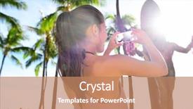  Presentation with honolulu hawaii waikiki beach - Amazing PPT layouts having landmark the statue of duke backdrop and a coral colored foreground