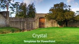  Presentation with eighteenth century interiors - Theme having hdr of adare castle interiors background and a tawny brown colored foreground