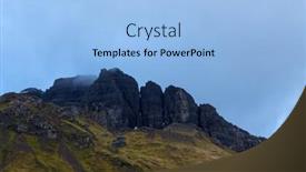  Presentation with scotland - Beautiful slides featuring landscape-around-the-old-man backdrop and a light blue colored foreground