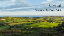  Presentation with west cork - Presentation consisting of landscape-at-the-coast-near background and a light blue colored foreground