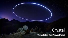  Presentation with romania - Slide deck consisting of landscape-by-night-in-dobrogea background and a black colored foreground