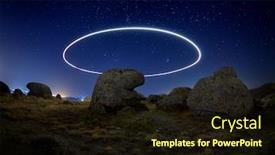  Presentation with romania - Beautiful presentation theme featuring landscape-by-night-in-dobrogea backdrop and a wine colored foreground