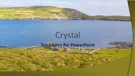  Presentation with county cork - Amazing presentation theme having beautiful rural irish country nature - landscape in beara peninsula county backdrop and a light blue colored foreground