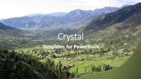  Presentation with ethiopia - Slides featuring landscape in ethiopia background and a violet colored foreground