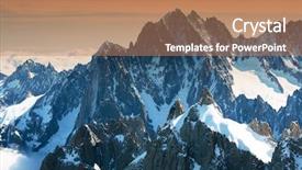  Presentation with air france - Amazing presentation theme having landscape in haute savoie france backdrop and a coral colored foreground