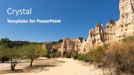  Presentation with tet - Colorful presentation enhanced with landscape-in-ille-sur-tet backdrop and a teal colored foreground