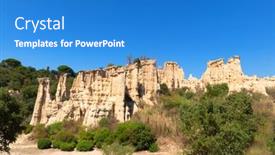  Presentation with tet - Presentation with landscape-in-ille-sur-tet background and a teal colored foreground