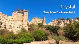  Presentation with tet - Colorful theme enhanced with landscape-in-ille-sur-tet backdrop and a teal colored foreground