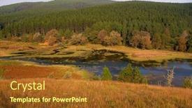  Presentation with south africa - Beautiful PPT theme featuring landscape-in-south-africa-limpopo backdrop and a tawny brown colored foreground