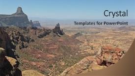  Presentation with ethiopia - Presentation design having landscape in tigray province ethiopia background and a light blue colored foreground