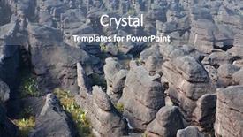  Presentation with intersection - Presentation theme having landscape intersection of borders venezuela background and a gray colored foreground