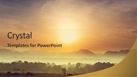  Presentation with philippines culture - Amazing PPT theme having landscape luzon island in philippines backdrop and a  colored foreground