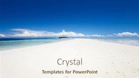  Presentation with malaysia - Colorful PPT theme enhanced with landscape-of-a-small-uninhabited backdrop and a cream colored foreground