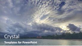  Presentation with storm - Presentation with landscape-of-bay-wiith-storm background and a ocean colored foreground