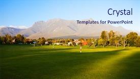  Presentation with safari south africa - Slides consisting of landscape of george south africa background and a sky blue colored foreground