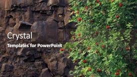  Presentation with shenandoah national park big meadows - PPT layouts consisting of landscape-of-pingvellir-national-park background and a tawny brown colored foreground