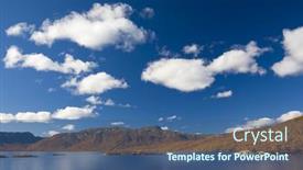  Presentation with norway - PPT theme enhanced with landscape-of-southern-vestlandet-norway background and a ocean colored foreground