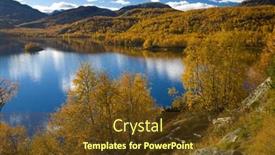  Presentation with norway - Cool new slides with landscape-of-southern-vestlandet-norway backdrop and a tawny brown colored foreground